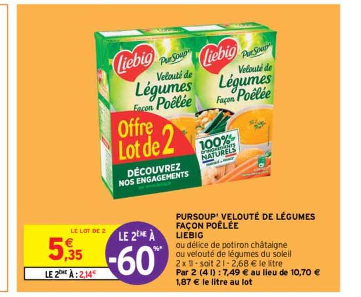 pursoup' velouté de légumes façon poêlée liebig