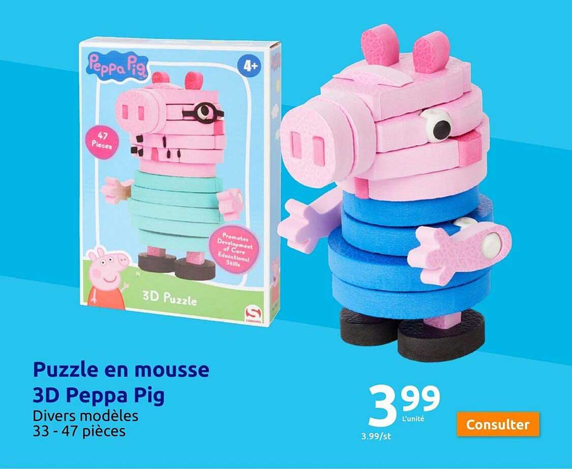 Puzzle En Mousse 3d Peppa Pig