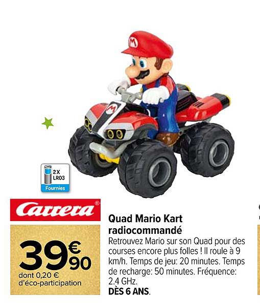quad mario kart radiocommandé