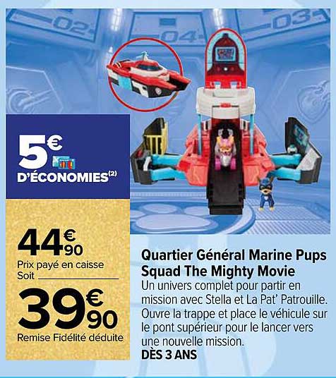 quartier général marine pups squad the mighty movie