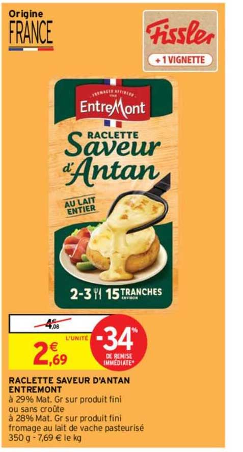 raclette saveur d'antan entre mont