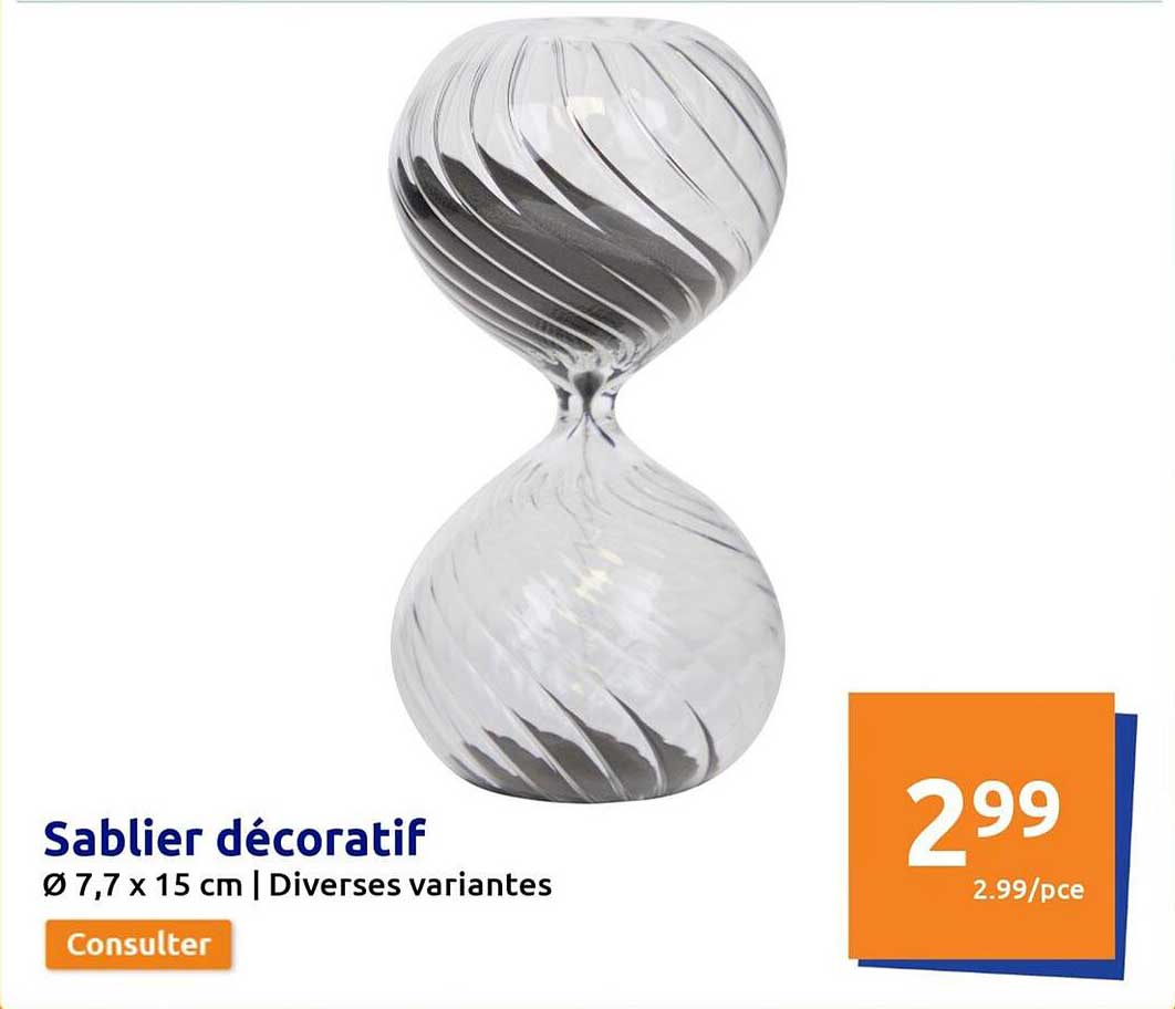 sablier décoratif