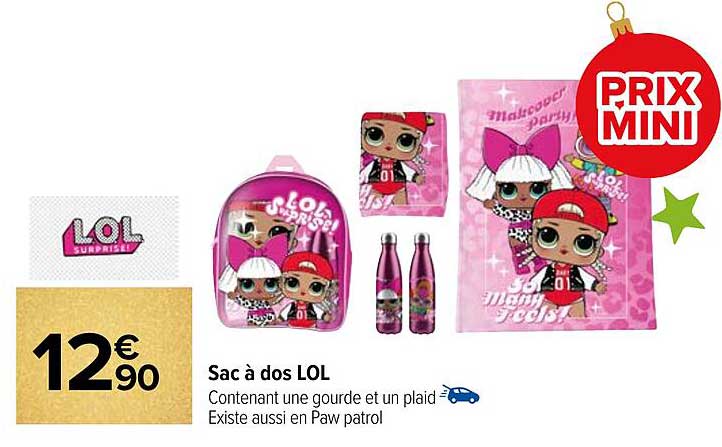 sac à dos lol surprise