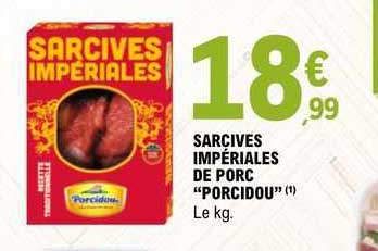 sarcives impériales de porc "porcidou"