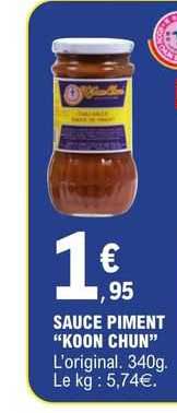 sauce piment "koon chun"