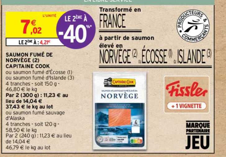 saumon fumé de norvège (2) capitaine cook