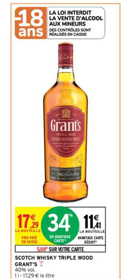 Scotch Whisky Triple Wood Grant's