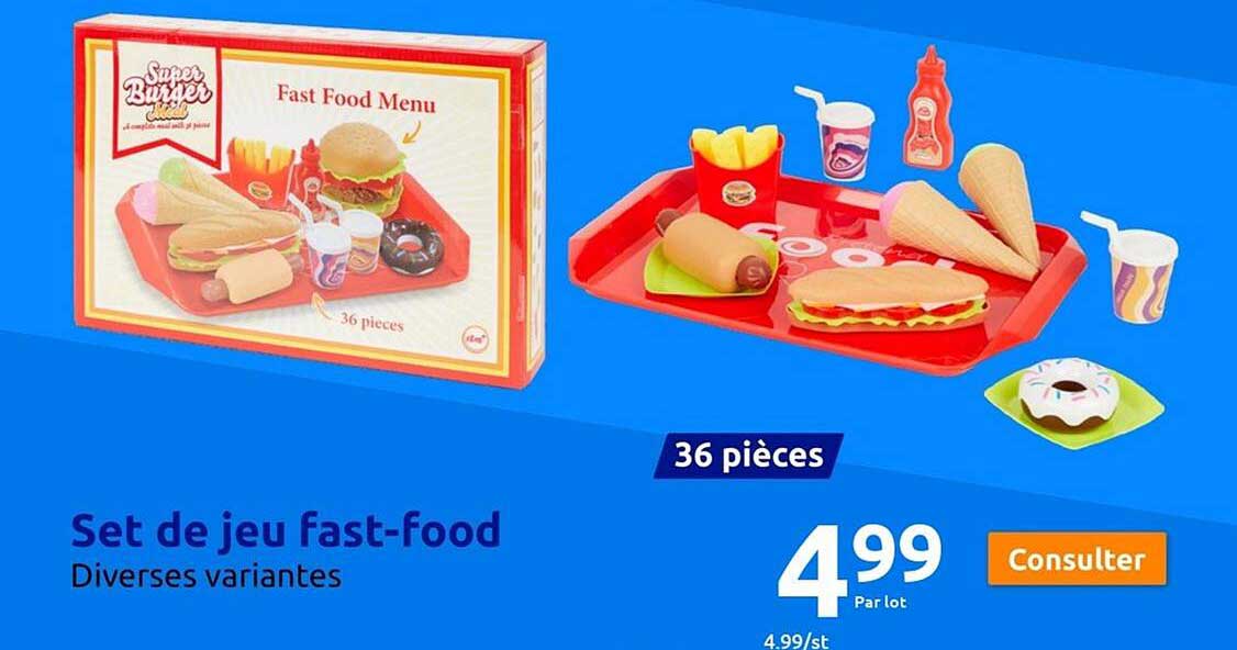 Set De Jeu Fast-food