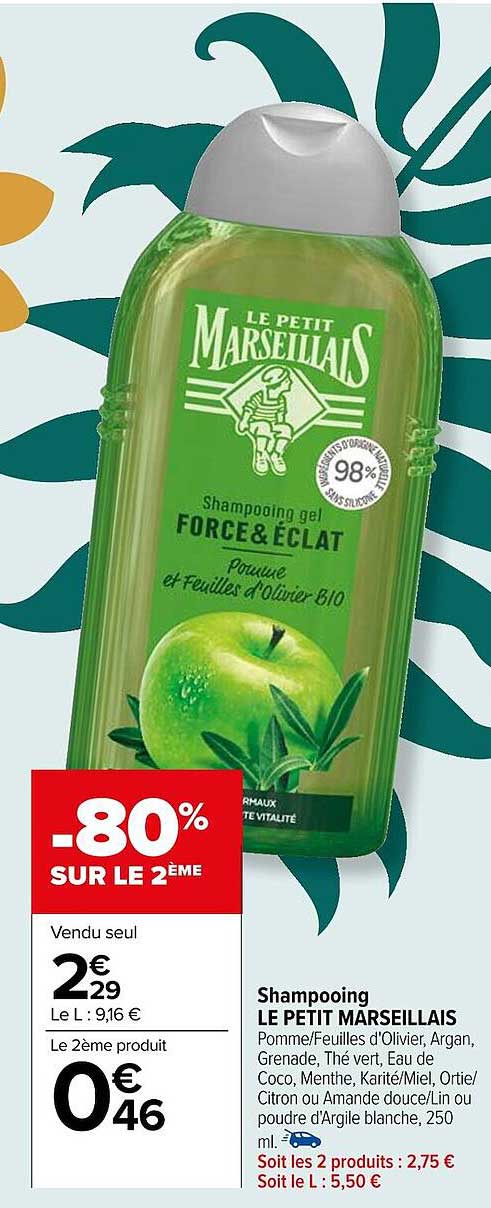 Shampooing Le Petit Marseillais