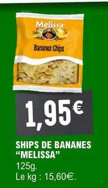 ships de bananes "melissa"