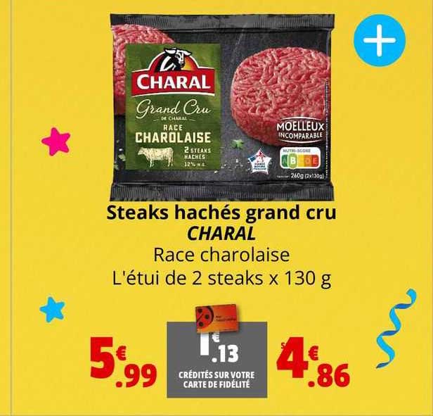 Steaks Hachés Grand Cru Charal