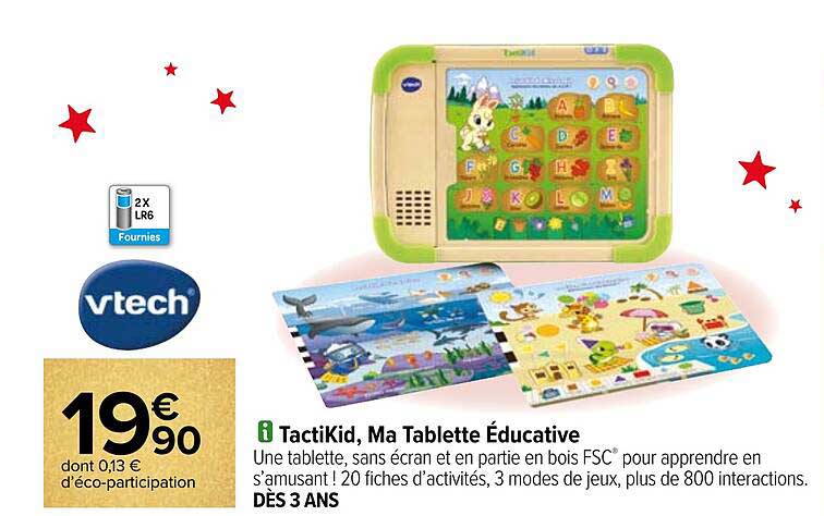 TactiKid, Ma Tablette éducative Vtech