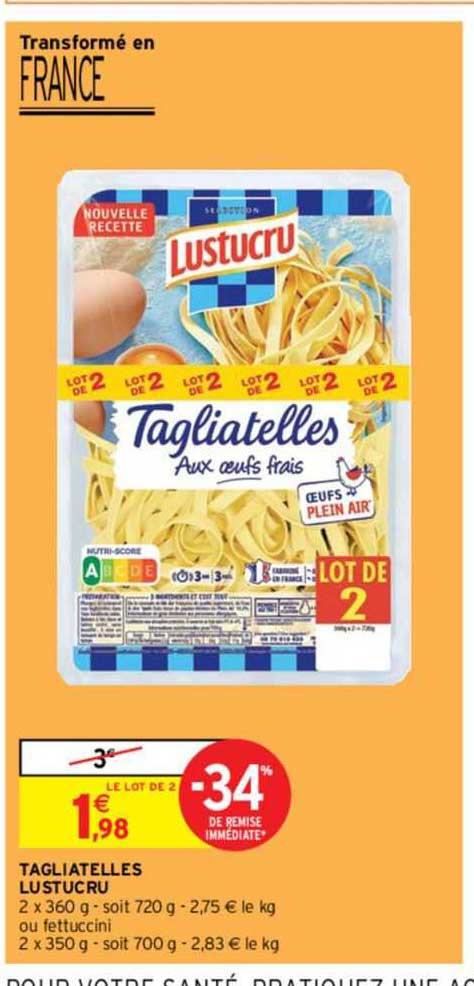 Tagliatelles Lustucru