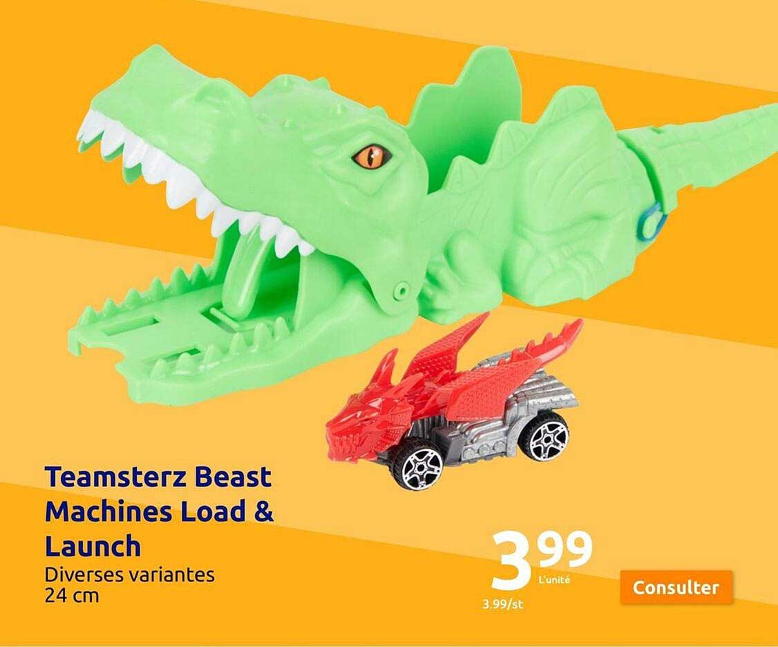 teamsterz beast machines load & launch