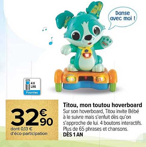 titou, mon toutou hoverboard
