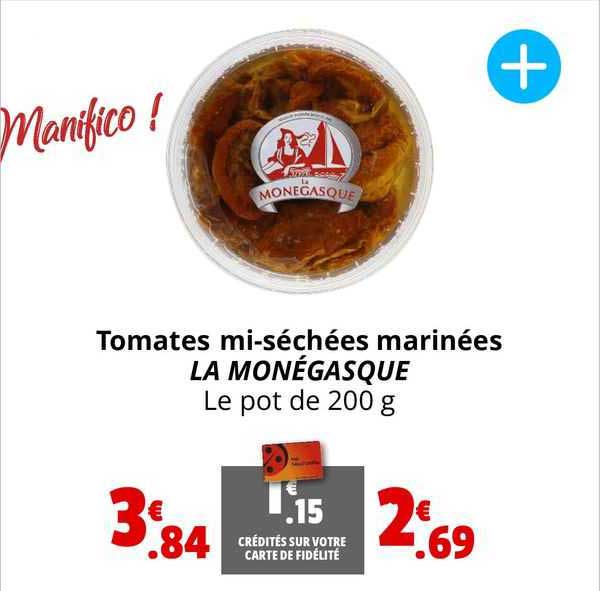 tomates mi-séchées marinées la monégasque