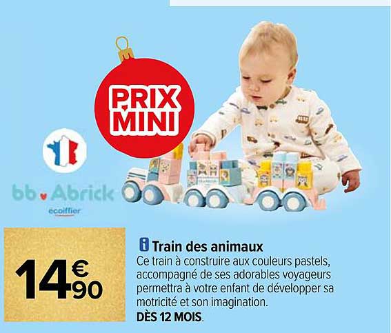 train des animaux bb abrick écoiffier