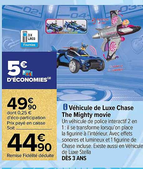 véhicule de luxe chase the mighty movie