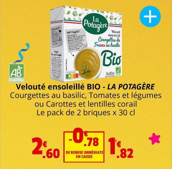 Velouté Ensoleillé Bio - La Potagère