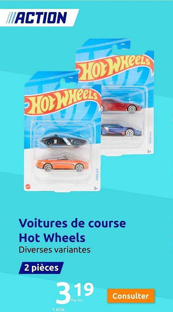 voitures de course hot wheels