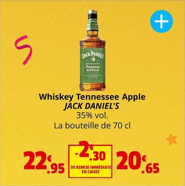 whiskey tennessee apple jack daniel's