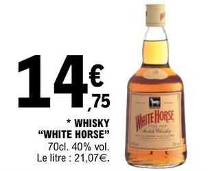 whisky "white horse"