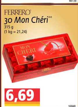 30 mon chéri ferrero