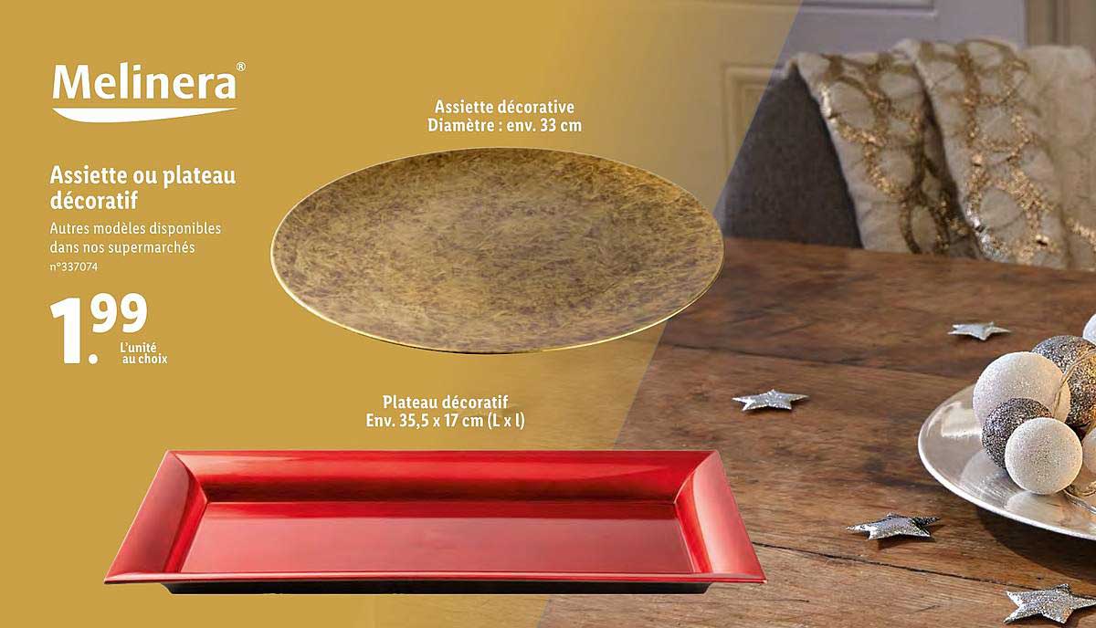 assiette ou plateau décoratif melinera