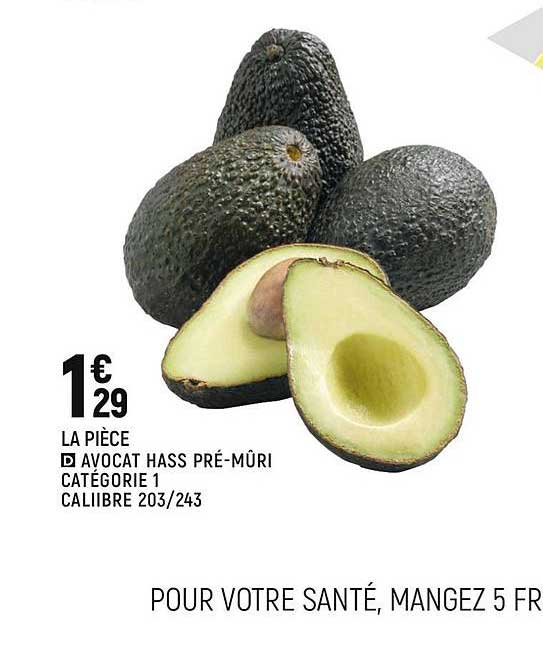 avocat hass pré mûri
