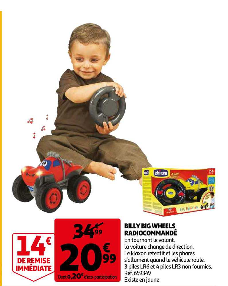 billy big whells radiocommandé