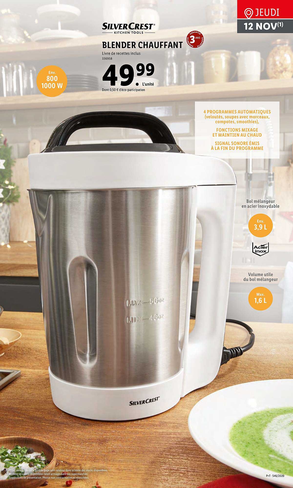 Blender Chauffant Silvercrest