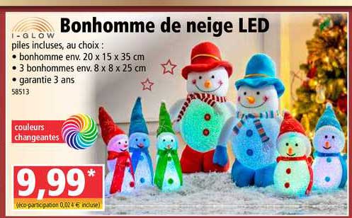 Bonhomme De Neige Led