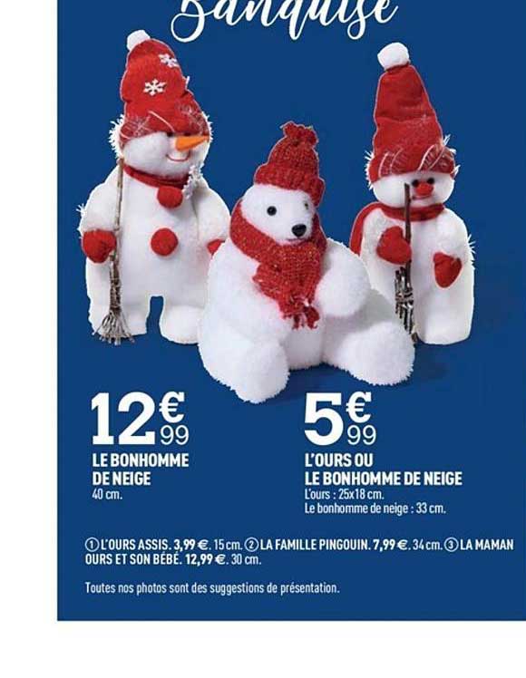 bonhomme de neige ours ou bonhomme de neige