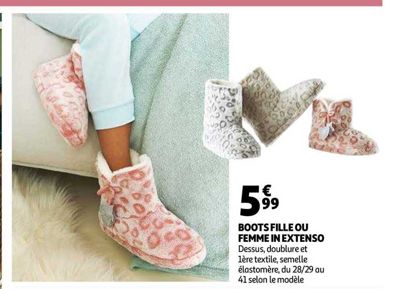 boots fille ou femme in extenso