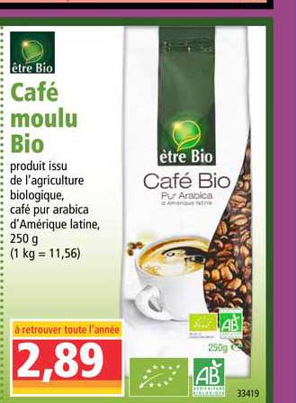 café moulu bio être bio