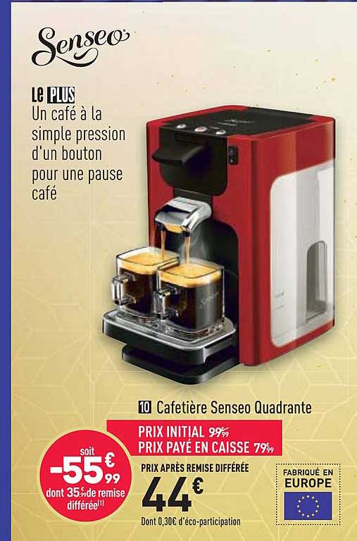 Cafetière Senseo Quadrante