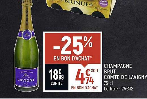 champagne brut compte de lavigny