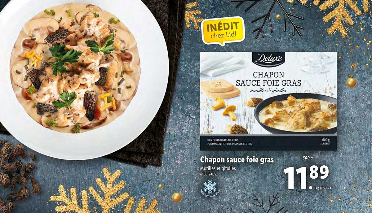 chapon sauce foie gras deluxe