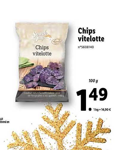 chips vitelotte snack day