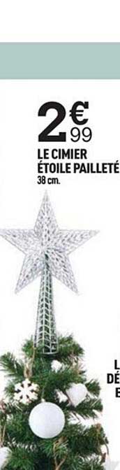 cimier étoile pailleté