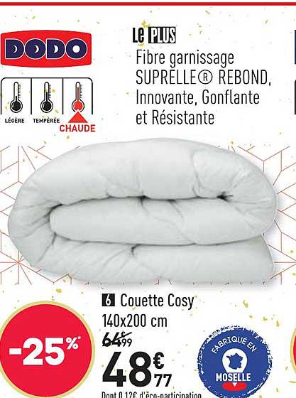 couette cosy 140x200 cm