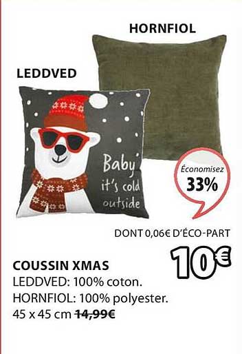coussin xmas