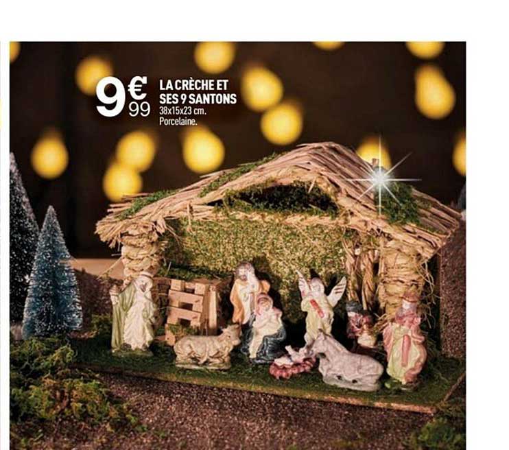 crèche et ses 9 santons