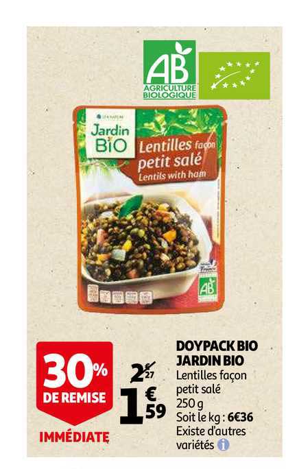 Doypack Bio Jardin 30% De Remise Immédiate