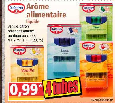 dr. oetker arôme alimentaire liquide