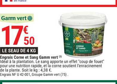 Engrais Corne Et Sang Gamm Vert