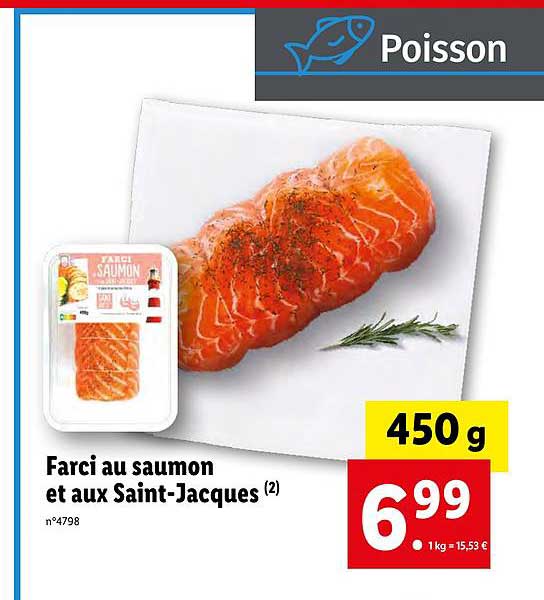 farci au saumon et aux saint jacques