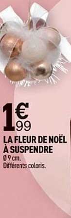 Fleur De Noël à Suspendre