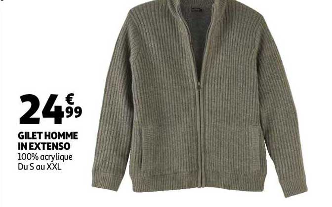 gilet homme in extenso