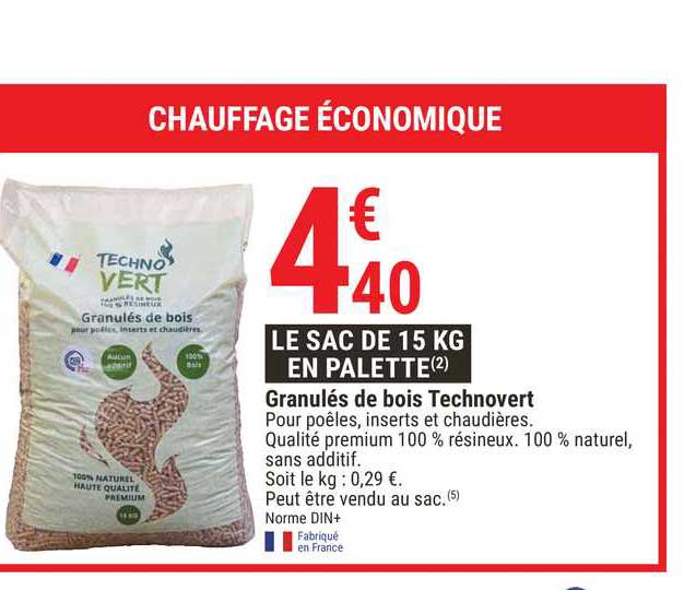 Granulés De Bois Technovert